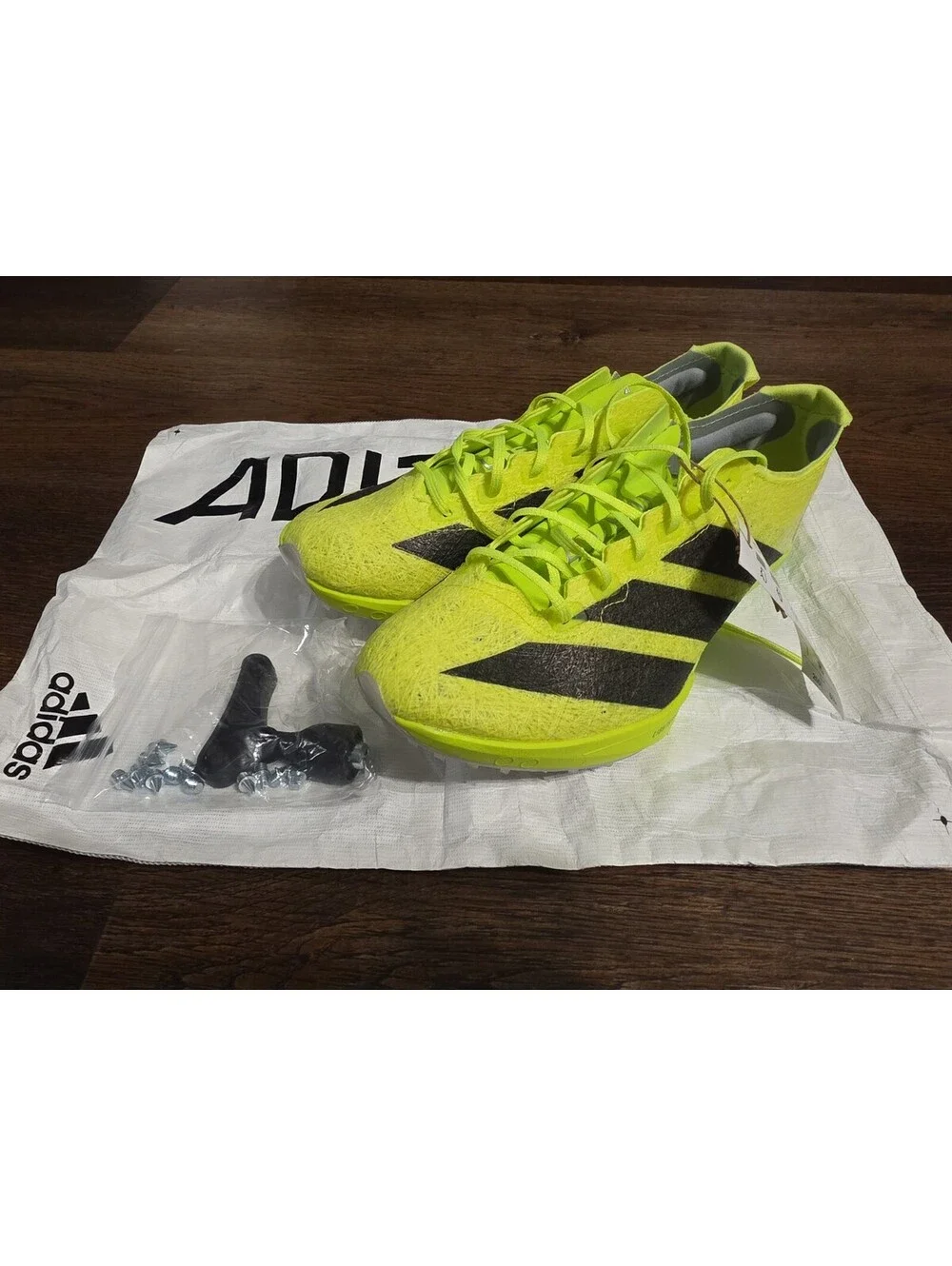 Size 7 Adidas Adizero Prime SP 3 Strung Lucid Green Men's IH5800 New